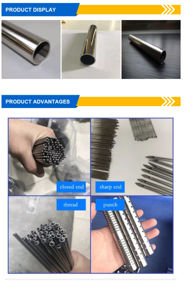 SS 304 sch 40 stainless pipe steel welded pipe/tube seamless sanitary piping