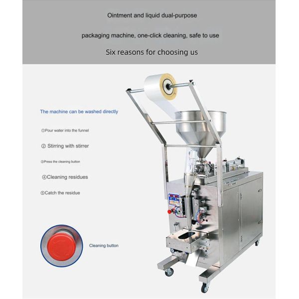 Automatic Multi Lanes Liquid Sachet Packing Machine for Honey Sauce Paste and Ketchup
