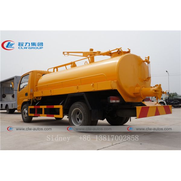 8000 литров Dongfeng 4X2 вакуумируют септическую автоцистерну