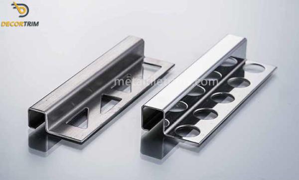 Stainless Steel Transition Strips Edge Guard Profile Tile Trim Straight Edge Trim