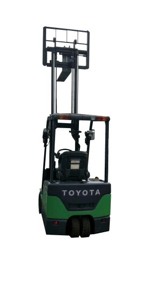 低騒音周波数変換技術 トヨタ1トン中古電動フォークリフト 3m揚高