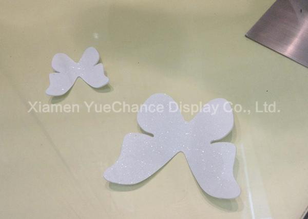 Purple Color Giant Acrylic Decoration , Acrylic Flower Decoration Custom Size