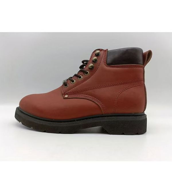 Style décontracté Martin Boots Orange Chaussures de moto Hommes Style britannique