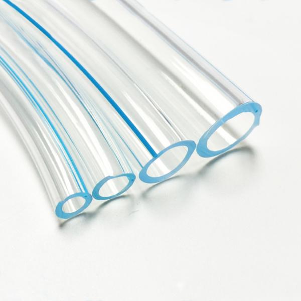 Non Toxic Clear PVC Vinyl Tubing Soft Clear Plastic Pipe Hose Lightweight For Liquid