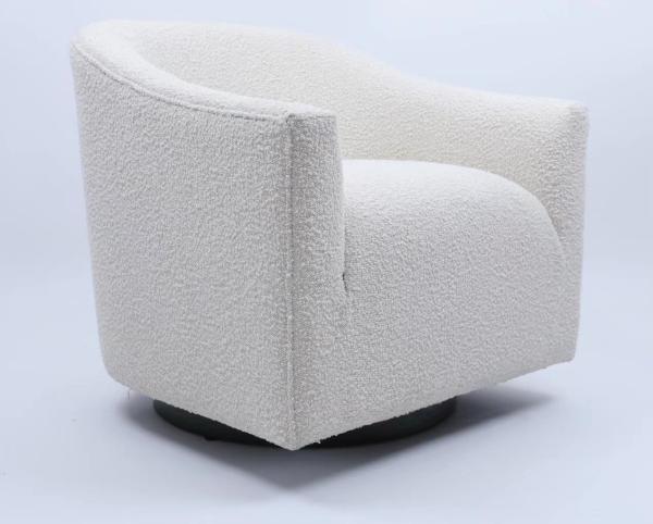 Customized Modern Armchair Fabric Wood Frame Elegant Velvet