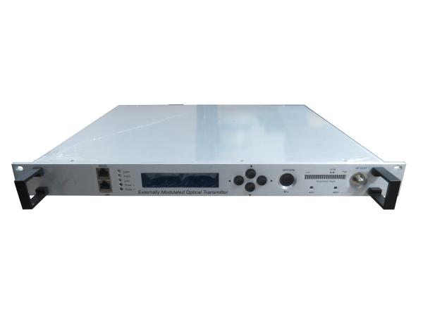 OEM Cable TV Optical 1550 Transmitter 2 Ports*7db Aluminium Alloy Painting Housing