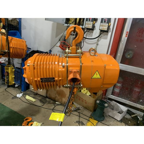 CE Certified Hook Suspension Type Electric Chain Hoist Lifting Capacity 3 Ton