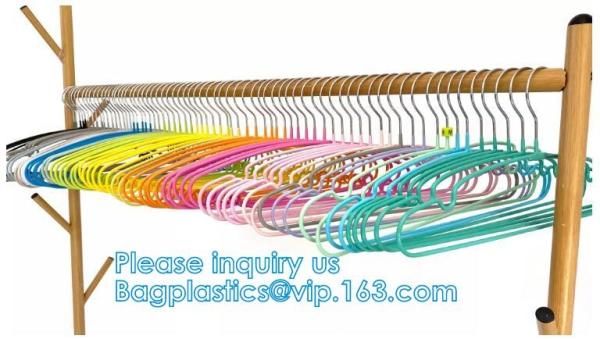Laundry Dry Cleaning Garment Bag On Roll, Suit Garment Cover, Metal Hook, Holder, Galvanized Wire Laundry Hanger