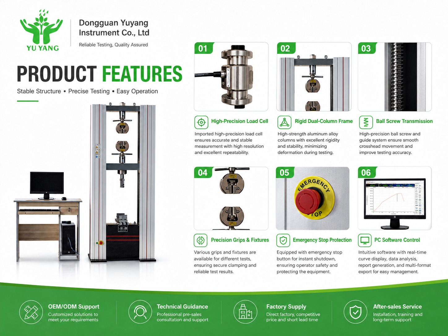 For Instron Tensile Testing Machine for Testing Equipment