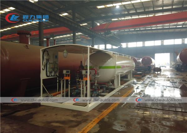 5300 gallon 20000L 10MT LPG mobile filling station 10tons LPG skid station for African market