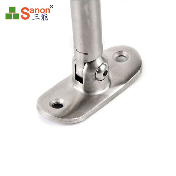 304 Stainless Steel Handrail Accessories Adjustable Handrail Support Bracket