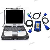 Pour NEXIQ N3 Outil de diagnostic USB pour camions à liaison USB Bluetooth pour camions diesel Outil de dépannage OBD + ordinateur portable CF19