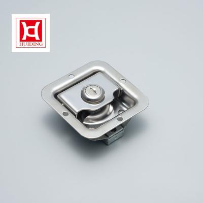 Custom Stainless Steel Truck Tool Box Latch Paddle Flush Mount Latch With Lock And Key