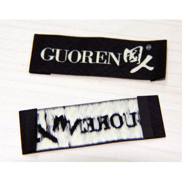 Eco-friendly Washable Brand Clothing / Garment / Apparel Woven Label Shrink-proof