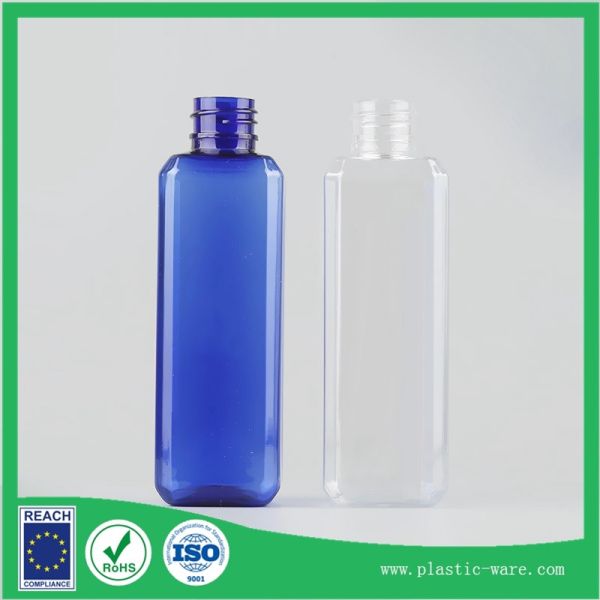 100ml wide mouth plastic bottles plastic cosmetic packaging square plastic bottles