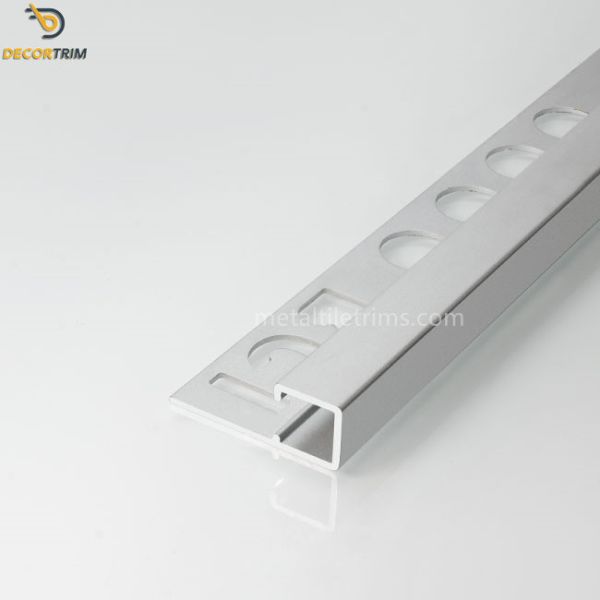 Wall Tile External Corner Trim 10mm Square Edge Tile Trim Aluminium