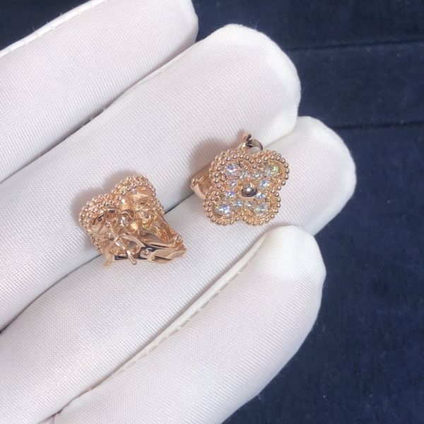 Elegant Factory Make Real Gold Van Cleef & Arpels 18k Gold Vintage Alhambra