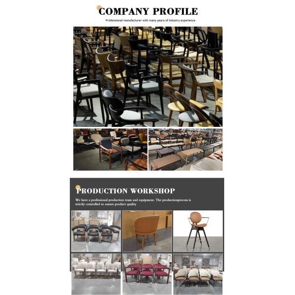 Solid Wood Legs Modern Chinese Dining Chair Set Office Negotiation Table Reception Chair Furniture Hotel Club Marketing