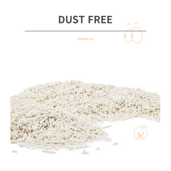 100% Natural Pet Cleaning Milk Scent Plant Fiber Cat Litter for Eco-Friendly Solution