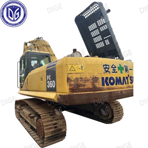 PC360-7 Excavadora Komatsu Usada de 36 toneladas Equipamento de construção de grande porte