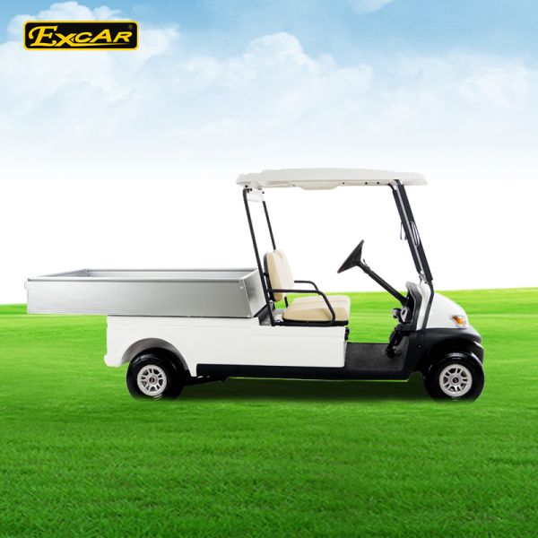 Electric Utility Carts with Trojan Battery 2 Seater Comfortable Sofa Chair and Durable Steel, 2 Seater Golf Cart Utility Cover for Transport and Cargo