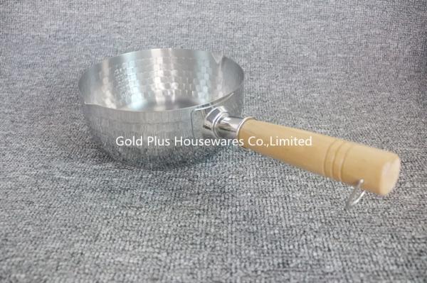 22CM Promotional coffee tea pot stainless steel multi-functional cooking pot with long straight handle