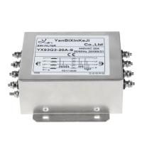 3 filtre d'IFR triphasé d'EMI Filter 380V/520V de fil de la phase 4 pour l'équipement industriel