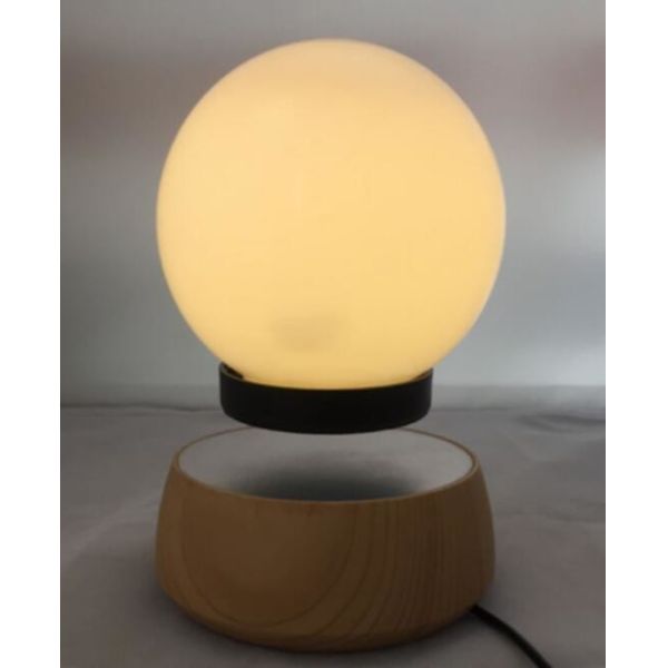 Customize spin magnetic floating levitating led bulb lamp display racks
