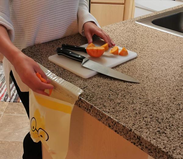 Biodegradable Easy Stick-On Disposable Car Trash Bag, Compostable Cornstarchbag Leakproof Vomit Bag, Kitchen Storage Bag