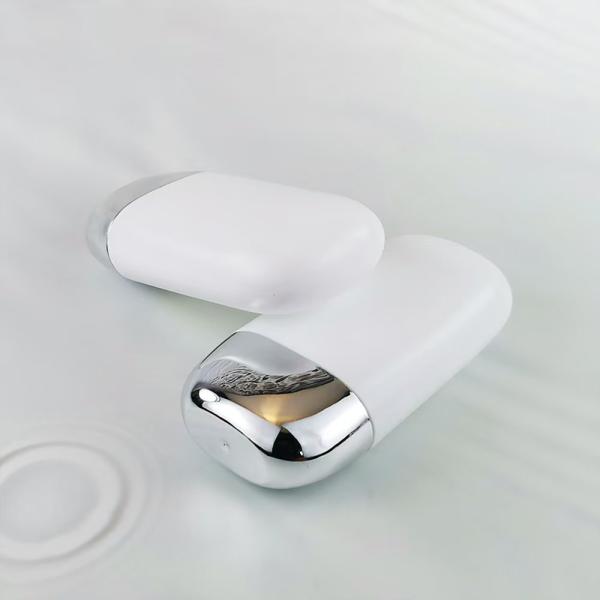 Wholesale Plastic PP Sunscreen Cream Bottle with Silver Double Shell Cap in 30g and 50g Sizes