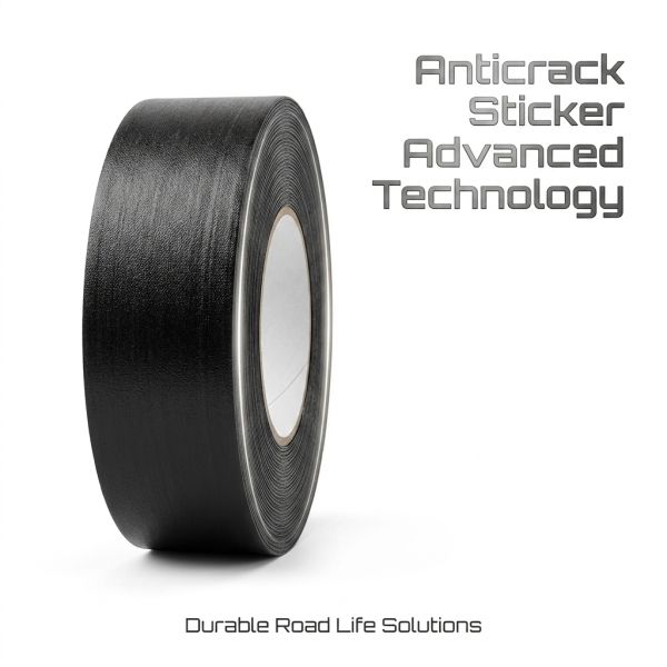 Polymer Reinforced Asphalt Crack Tape Waterproof Pavement Joint Repair Tape