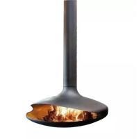 Camin à pellets de bois personnalisable suspendu au plafond