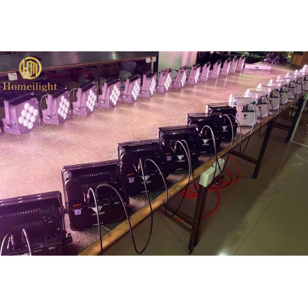 6in1 LED Battery Par Light Wireless 9pcs 18w For Event Stage Dj Bar Night Club Wedding