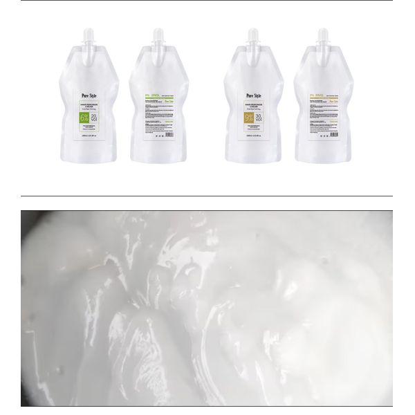 Crème révélatrice pour cheveux au peroxyde 3% 6% 9% 12% ODM/OEM, crème oxydante pour cheveux 1000ml