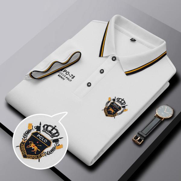 Imprimir camisas de polo personalizadas de uniforme de golfe em tecido Jersey para uniforme de negócios de golfe
