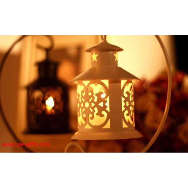 Iron Moroccan Style Candlestick Candleholder Candle Tea Light Holder Decor Gifts