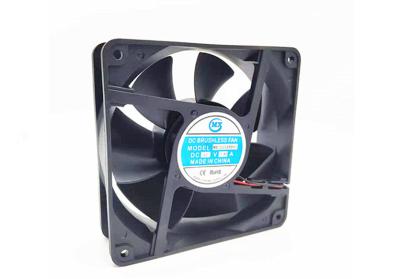 120mm DC 12V 24V Radiator Cooling Fan For Charging Pile