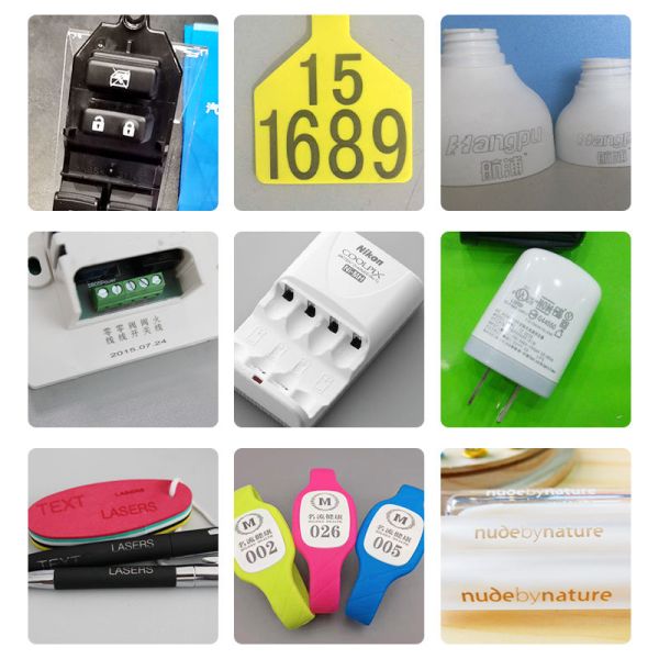 60W Plastic Mopa Integrated Laser Marking Machine , Auto Focus 20W Metal Engraving Machine