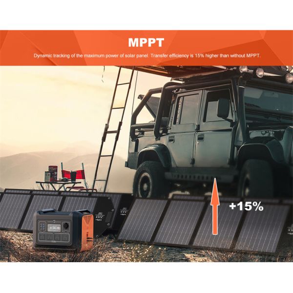 MPPT Controller Mobile Solar Power Station for Phone / Drone / Camera / Car Refrigerator