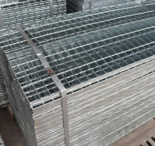 Hot-Dip Galvanized Steel Bar Grating with High Strength and Light Structure for Industrial Walkways