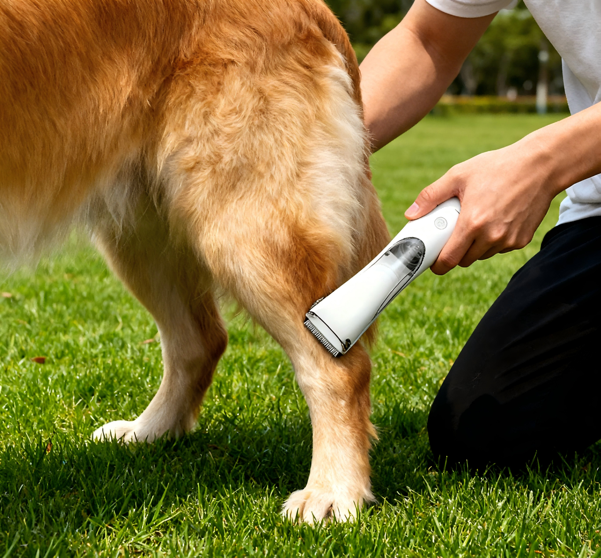 Ergonomic Stainless Steel Portable Pet Hair Removal Mitts & Rollers Quiet Rechargeable Wireless for Dogs and Cats Home Use
