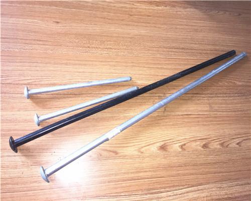 Forged Head Galvanized Steel Tent Pegs / Garden Stakes Hot Dip Galvanized Surface