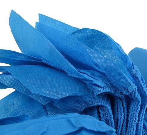 Blue Plastic Hospital Overshoes Coverings Disposable