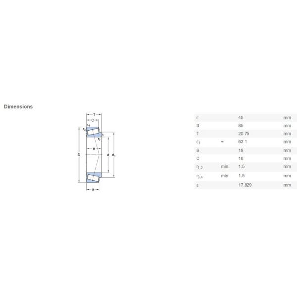HR30209J High Speed Ball Bearings 45×85×20.75mm For Stamping Presses