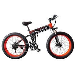 500W 13AH E-Bike Lithium Battery SMLRO S11 26x4.0 inch Fat Tire Folding E-Bike Electric Bike Drop Shipping Available