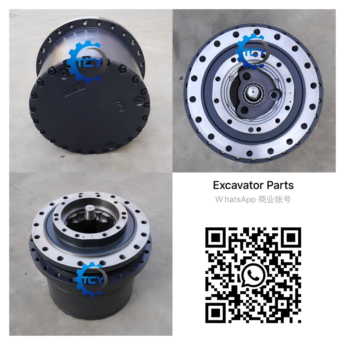 39Q8-42101 39Q8-42102 39Q8-42100 Travel Reduction Gearbox R300-9 R300 Walking Gearbox Final Drive