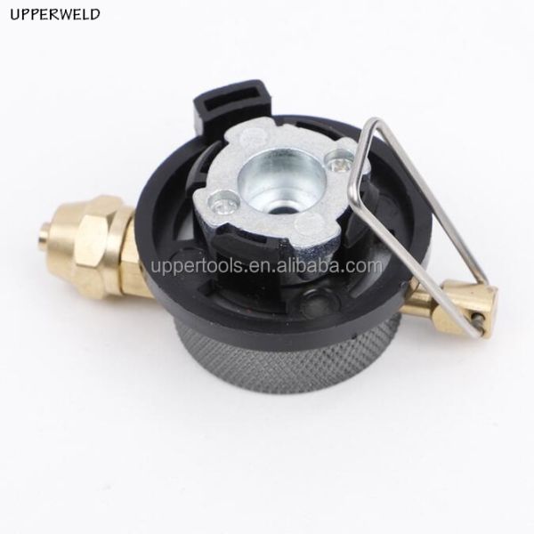 Adaptador de estufa exterior para válvula de carga del tanque de aire portátil y estufa de propano