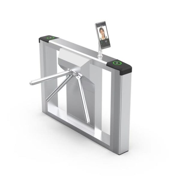 Multiple Authentication Mode Tripod Turnstile Gate Access Control with Face Recognition QR Code Fingerprint
