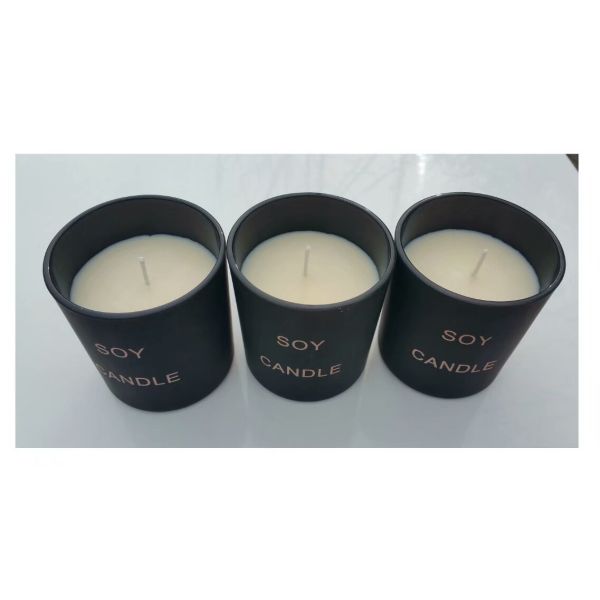 Home scented soy candle with vanilla  fragrance &printed box package