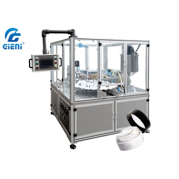PLC Control Automatic Cream Filling Machine Rotary Filling Equipment